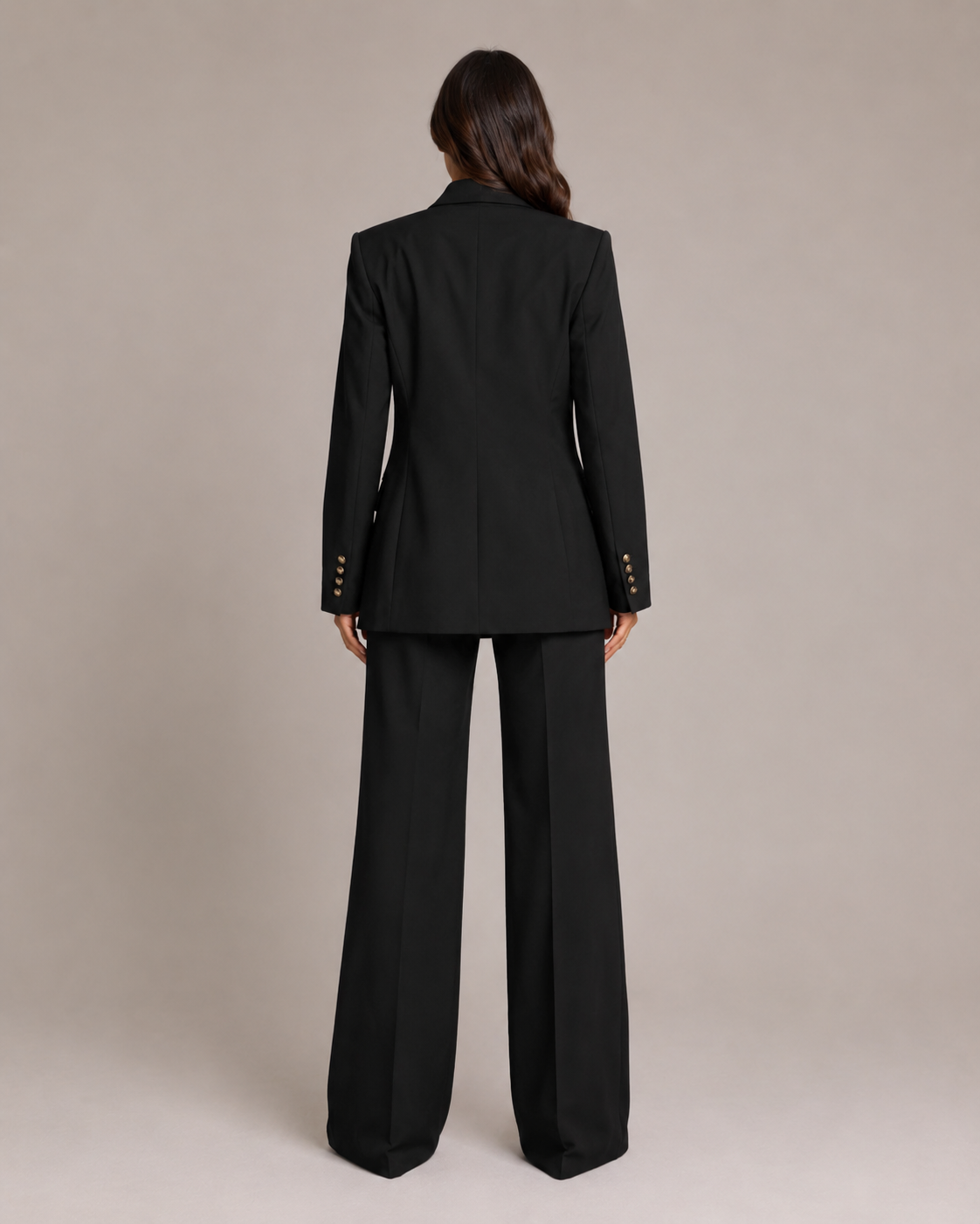 Ensemble Tailleur Blazer Cintré et Pantalon Droit Nadine