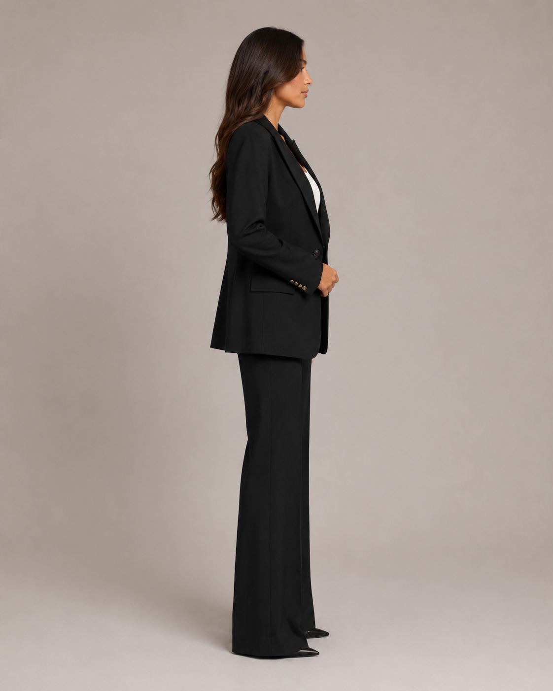 Ensemble Tailleur Blazer Cintré et Pantalon Droit Nadine