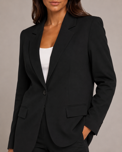 Ensemble Tailleur Blazer Cintré et Pantalon Droit Nadine