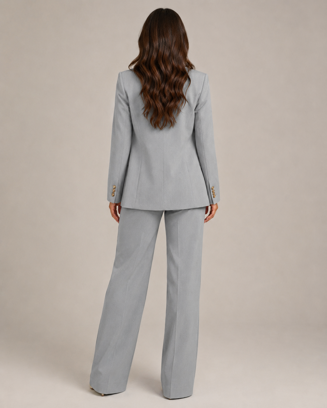 Ensemble Tailleur Blazer Cintré et Pantalon Droit Nadine
