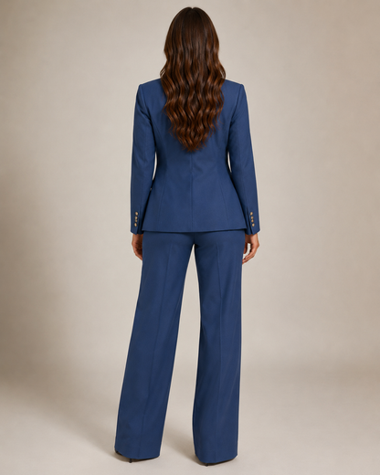 Ensemble Tailleur Blazer Cintré et Pantalon Droit Nadine