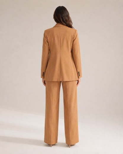 Ensemble Tailleur Blazer Cintré et Pantalon Droit Nadine