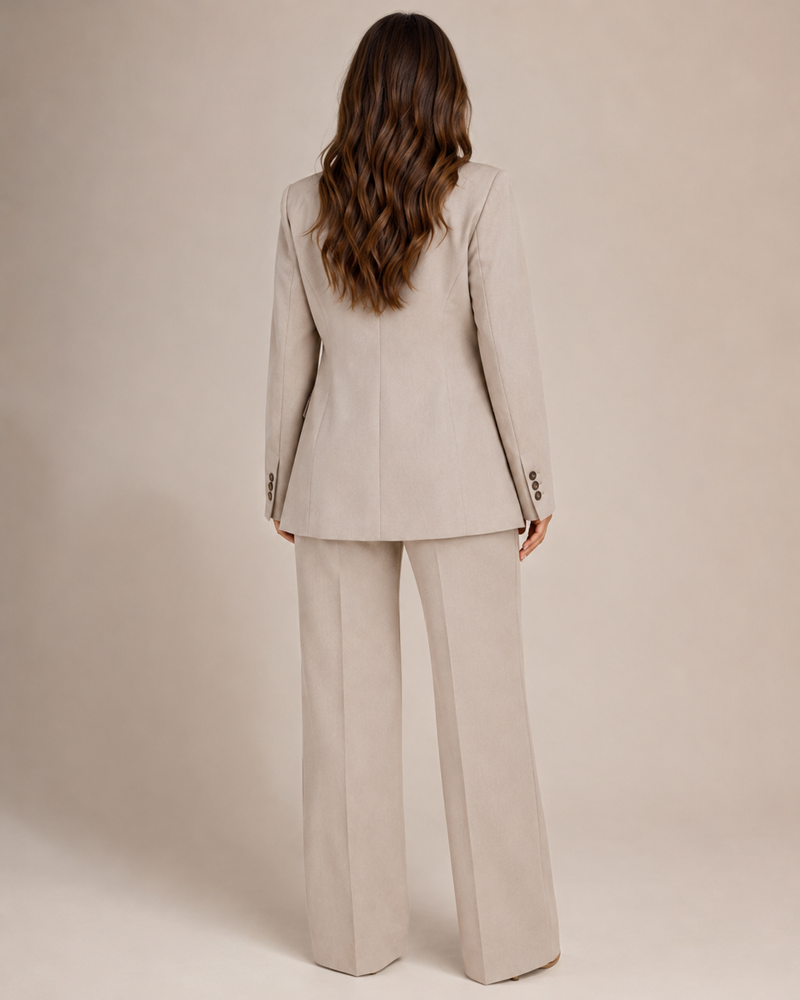 Ensemble Tailleur Blazer Cintré et Pantalon Droit Nadine