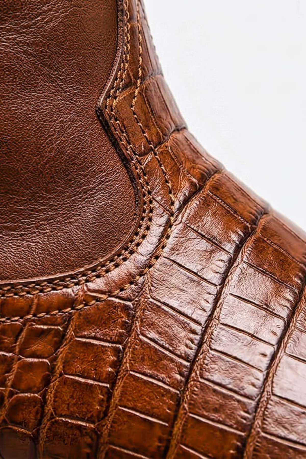 Bottes pour femme avec texture vintage