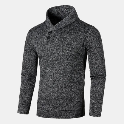 Détail des finitions aux poignets du pull en coton