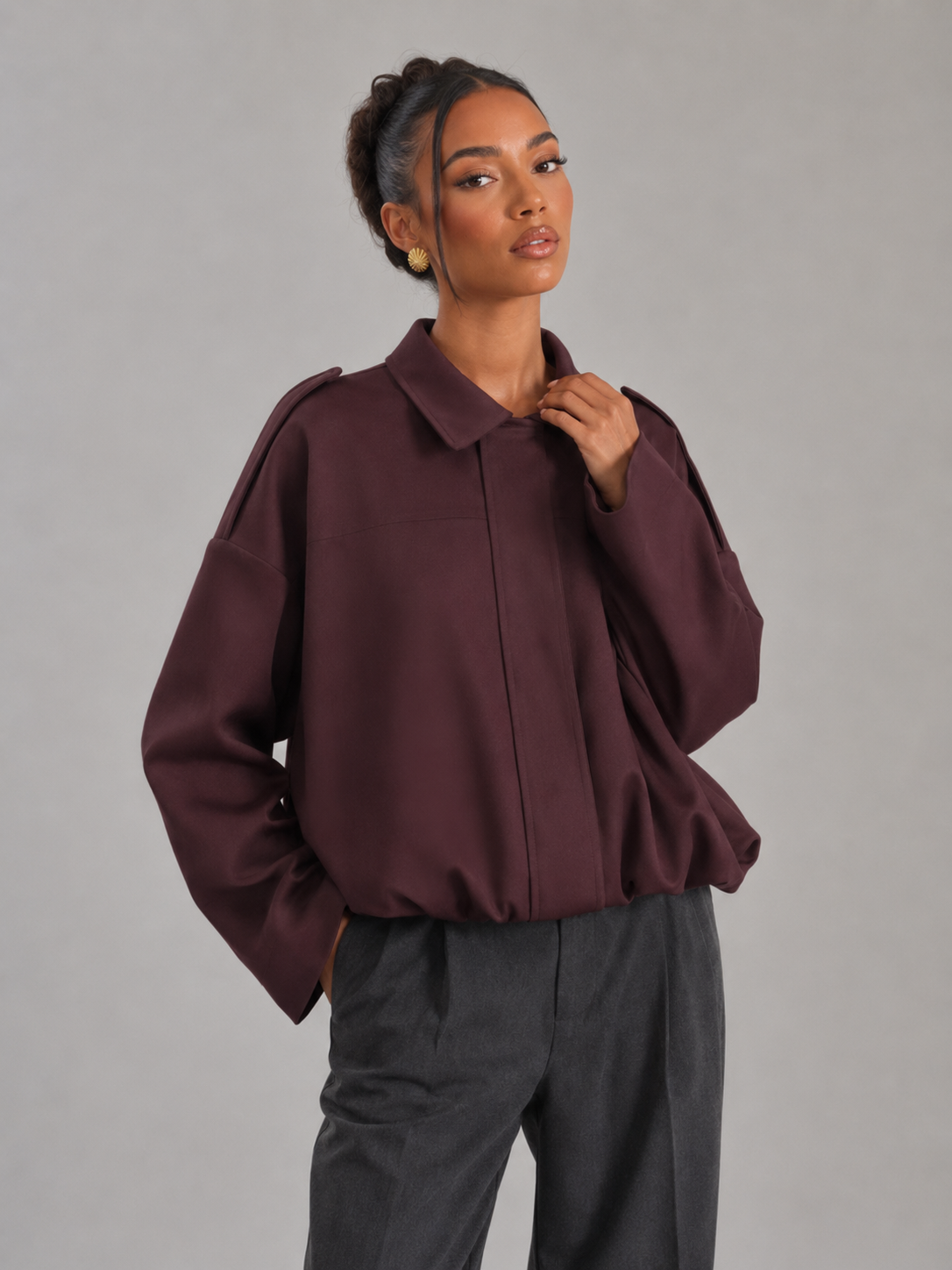 Veste utilitaire décontractée pour femme, coloris Vert