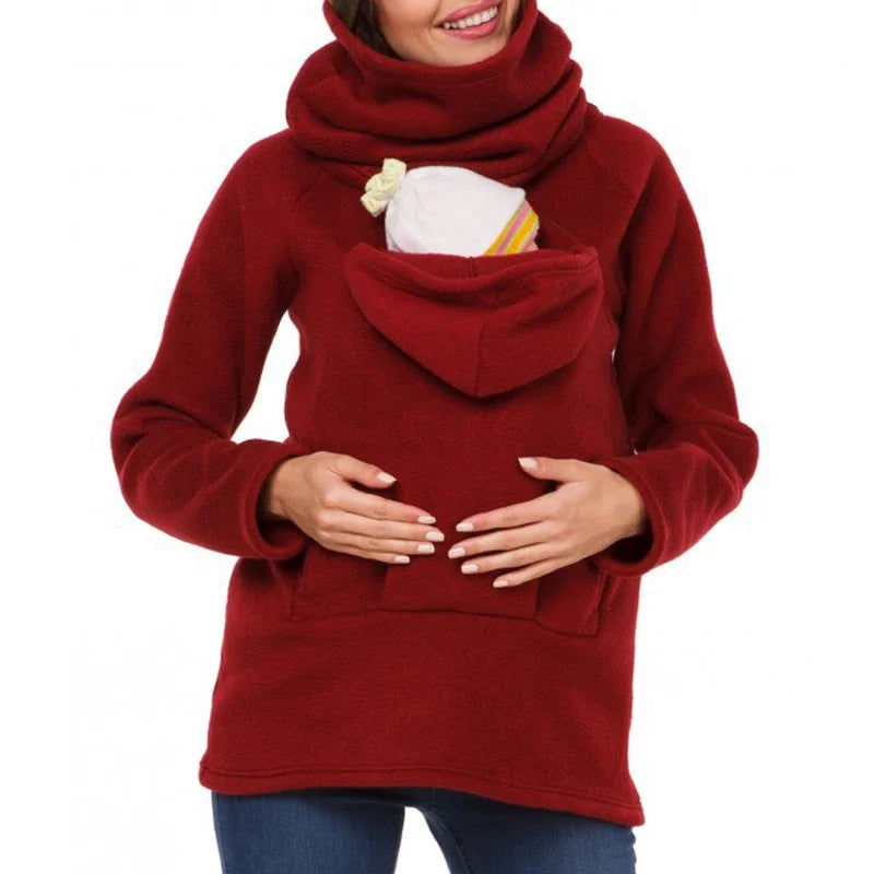 Détail de la poche kangourou de la veste