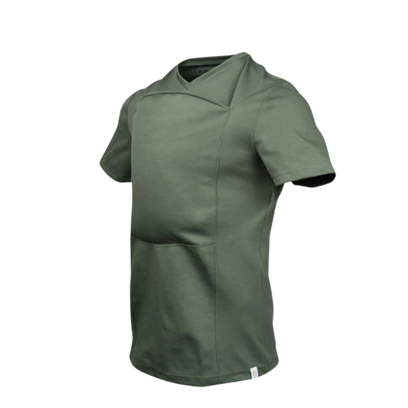 Chemise de portage bébé, modèle sans bébé