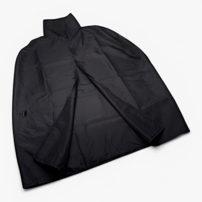 Ensemble costume de sorcier pour enfant avec cape et chapeau, vue de dos