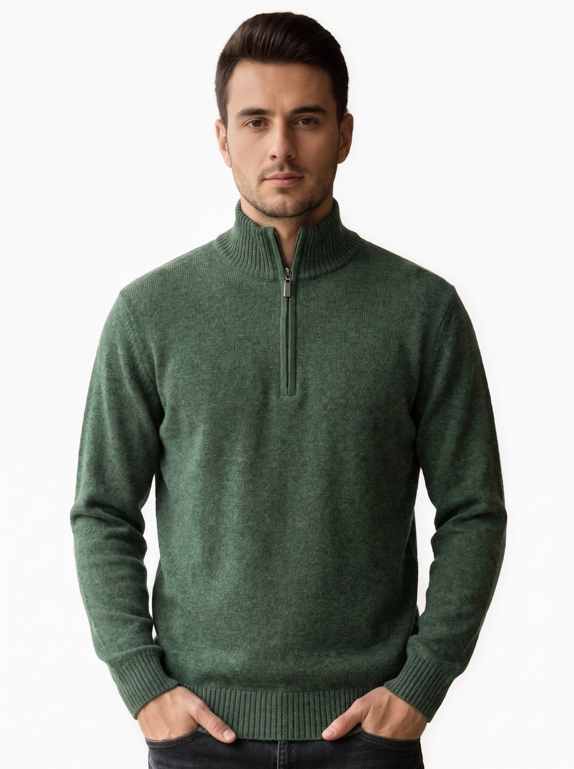 pull homme décontracté élégant, vue avant