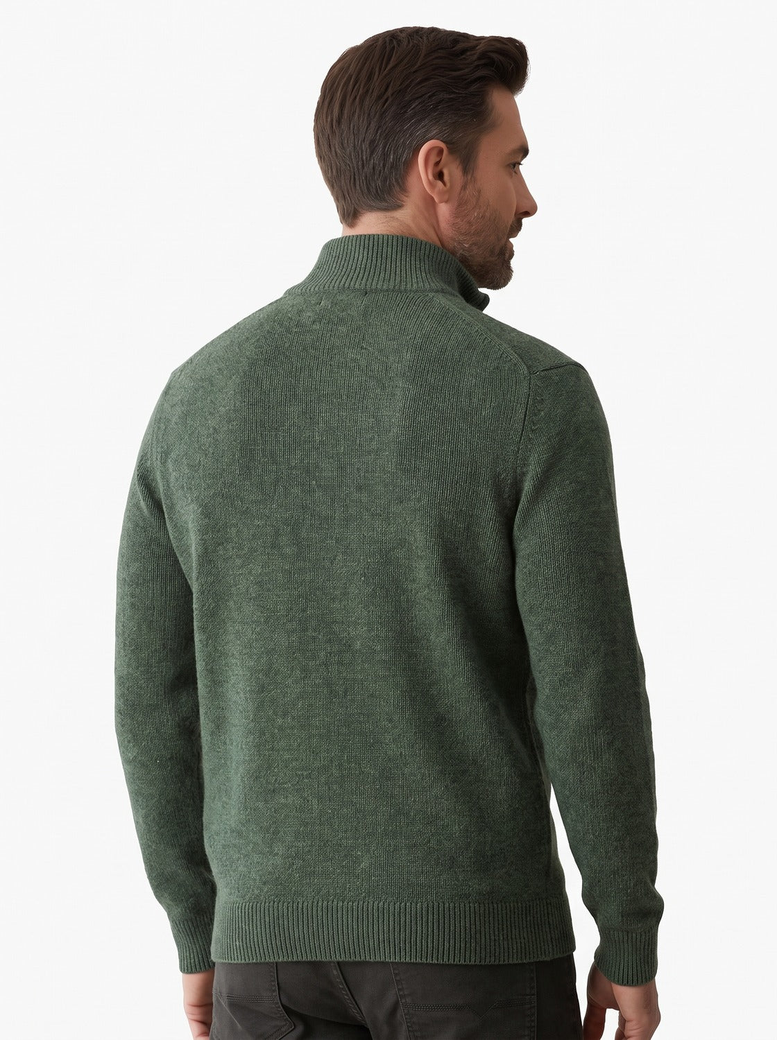 pull homme décontracté élégant, vue arrière
