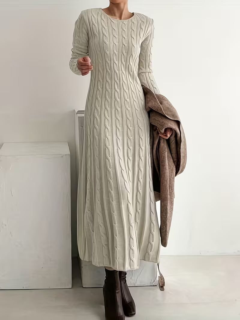 robe tricotée, vue de face