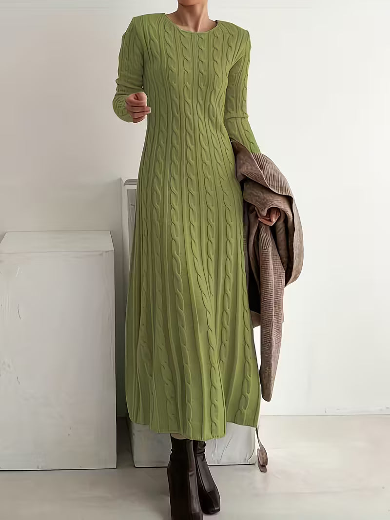 robe tricotée, vue de dos