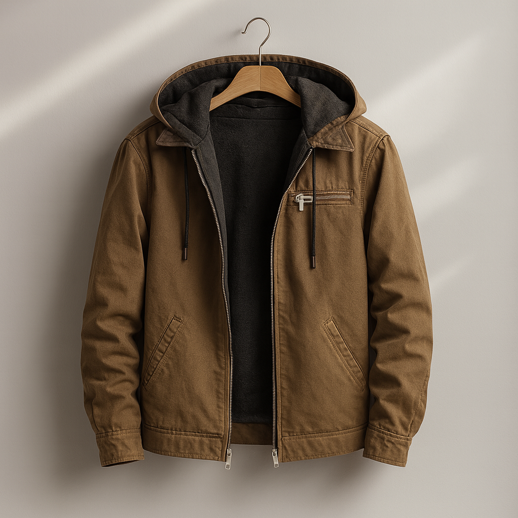 Veste en coton, vue de face