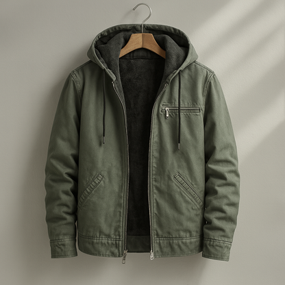 Veste en coton, vue de dos