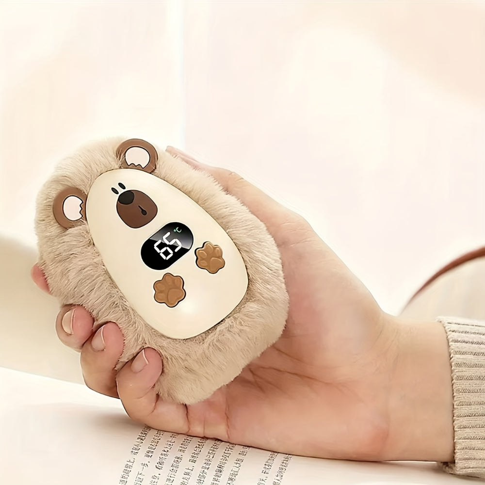 chauffe-mains rechargeable avec écran LCD, vue arrière