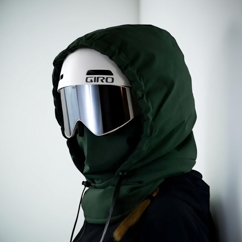 Masque de ski pour le visage, vue de face