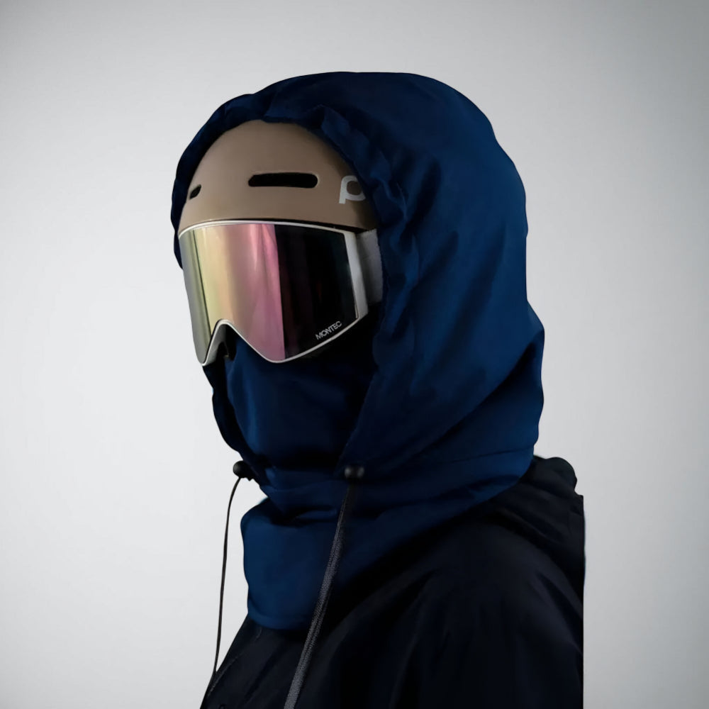 Masque de ski pour le visage, vue de profil