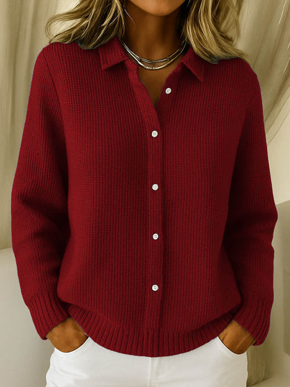cardigan classique pour femmes, détail du col