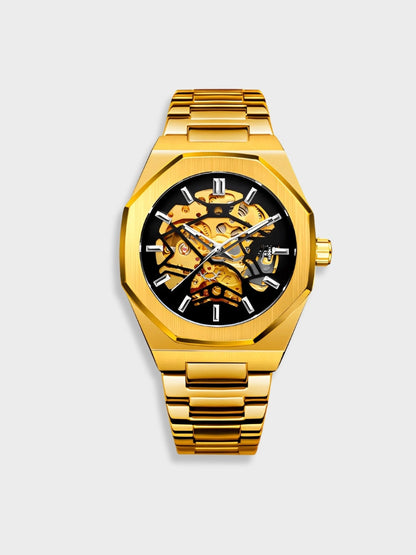 Montre chronographe en cuir, détail du cadran