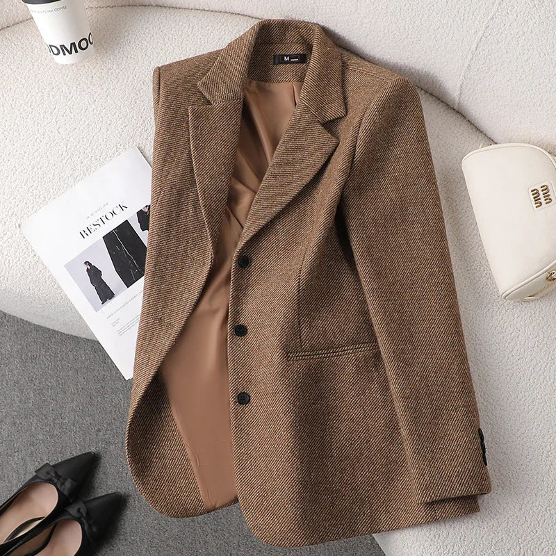 Blazer femme élégant, vue avant