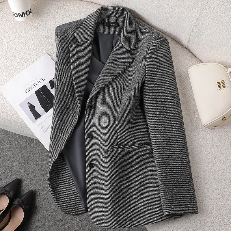 Blazer femme élégant, vue arrière