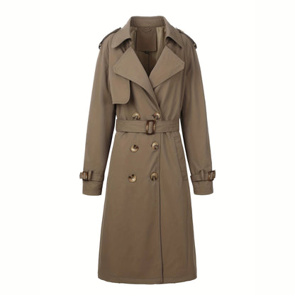 détail de la ceinture ajustable du manteau
