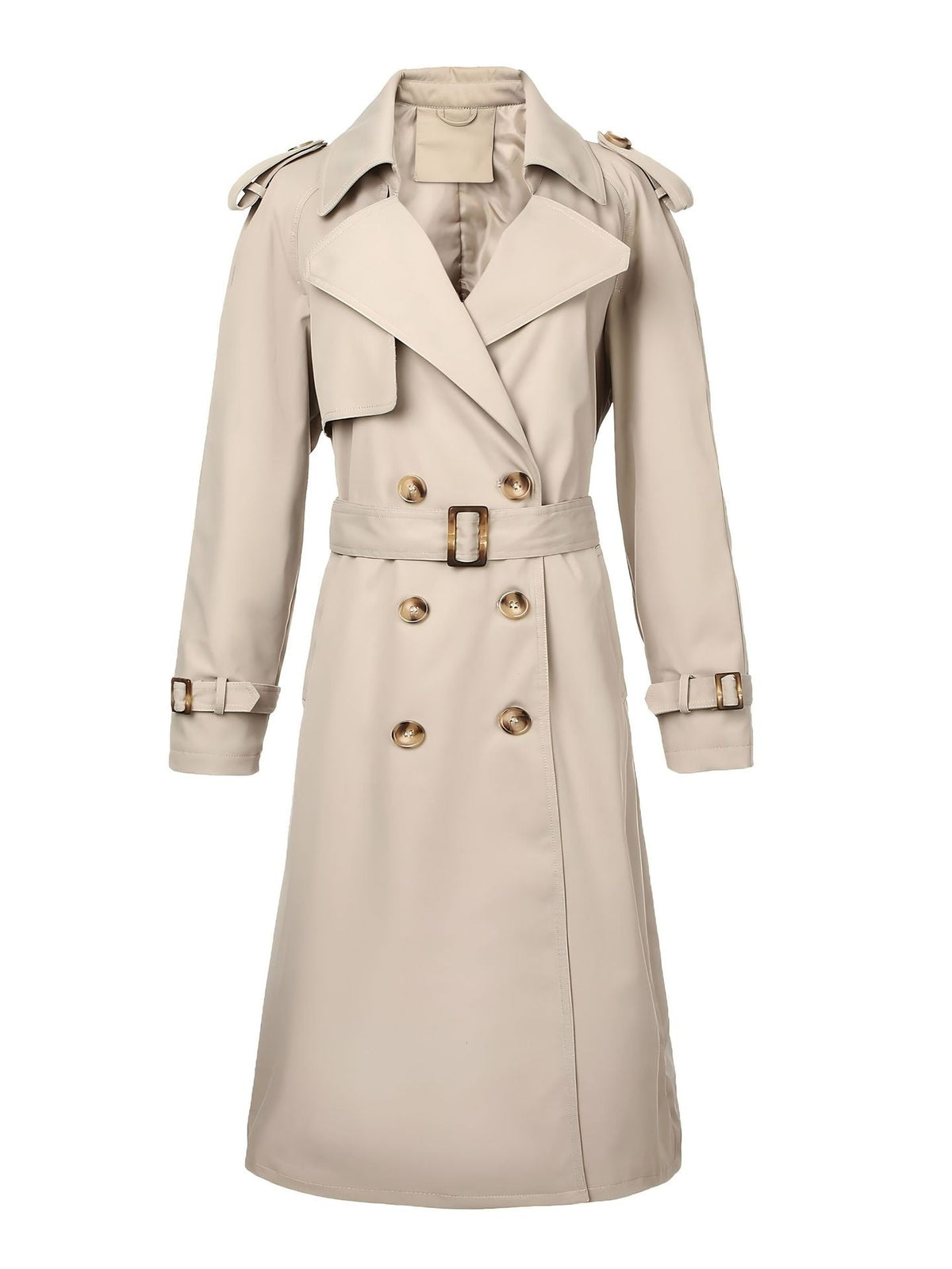 détail des poches latérales du manteau