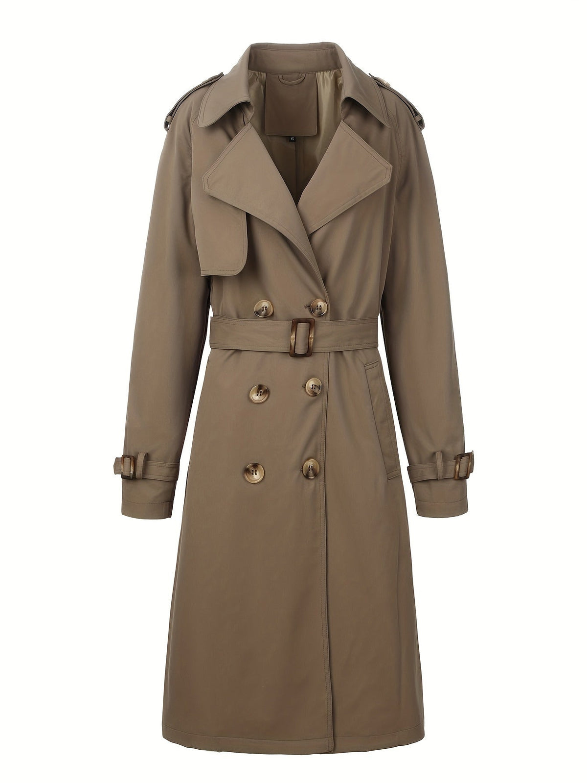 manteau trench-coat pour femme, avec ceinture nouée