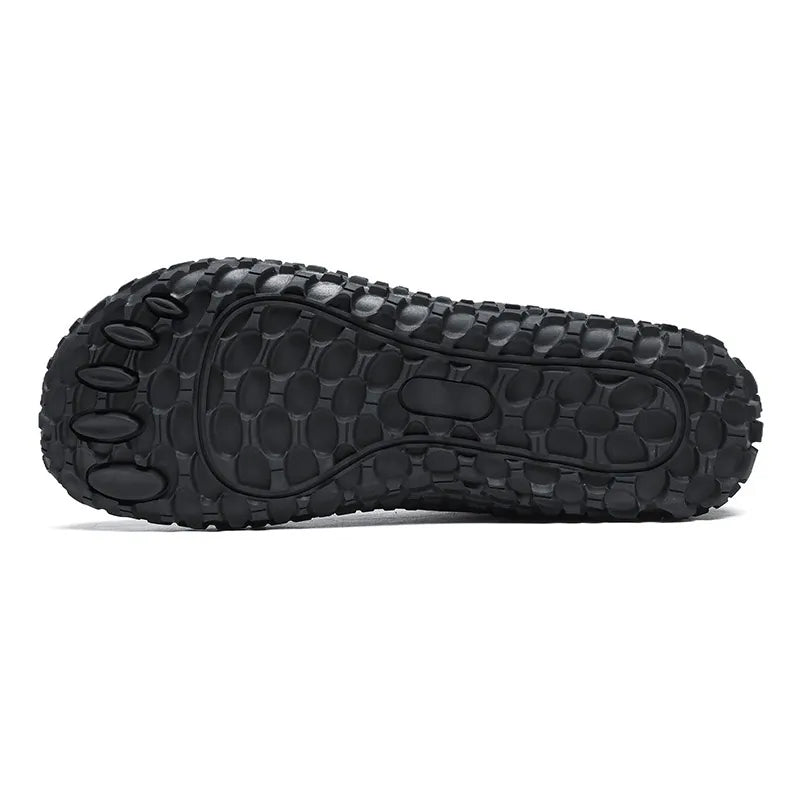 Chaussures de marche à largeur confortable en simili-cuir avec support d'arche