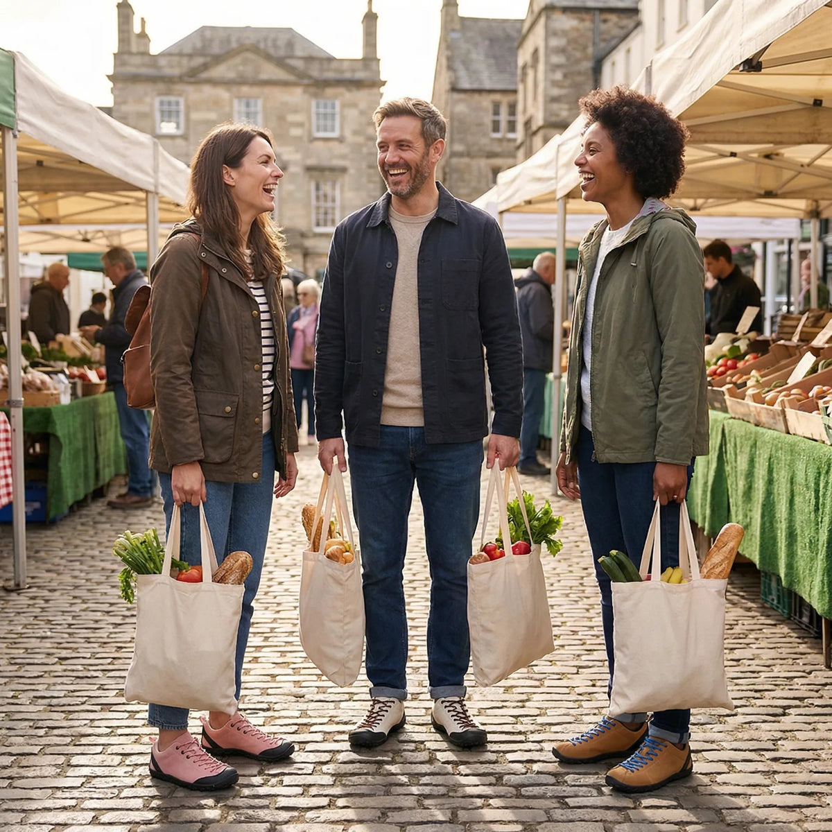 Chaussures de marche à largeur confortable en simili-cuir avec support d'arche
