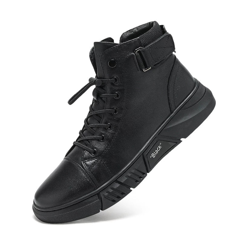 Chaussures orthopédiques pour hommes en cuir - Confort et soutien pour les arches