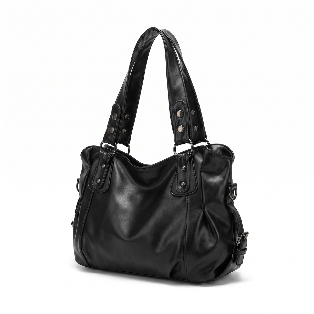 Sac à main en cuir faux décontracté, vue arrière