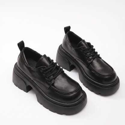 Chaussures de ville à talon empilé, vue de face