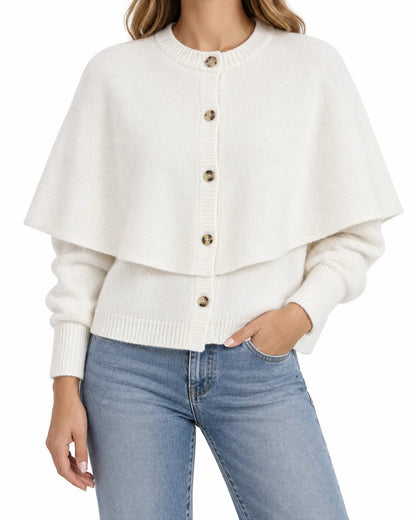 cardigan cape femme, détail des manches