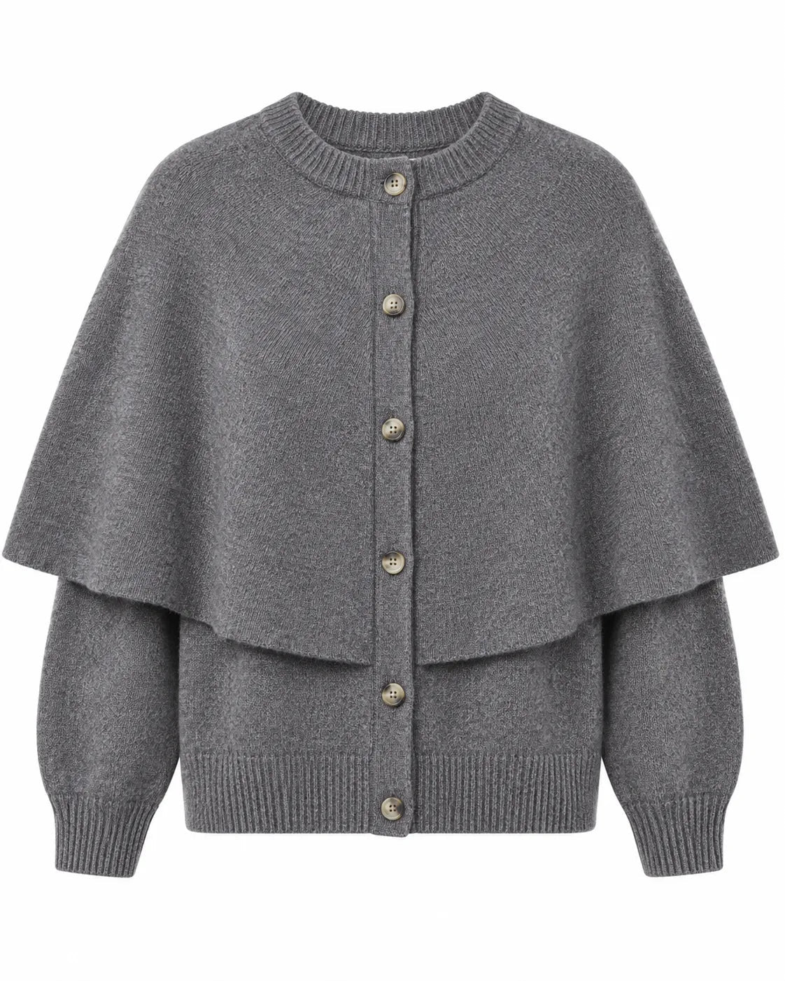 cardigan cape femme, porté avec une jupe