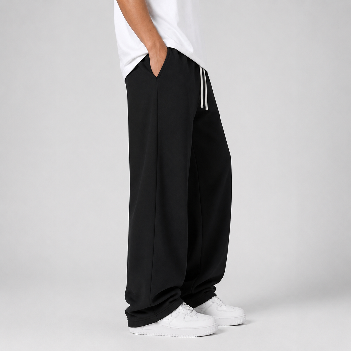 pantalon de jogging pour homme, détail de la ceinture élastique