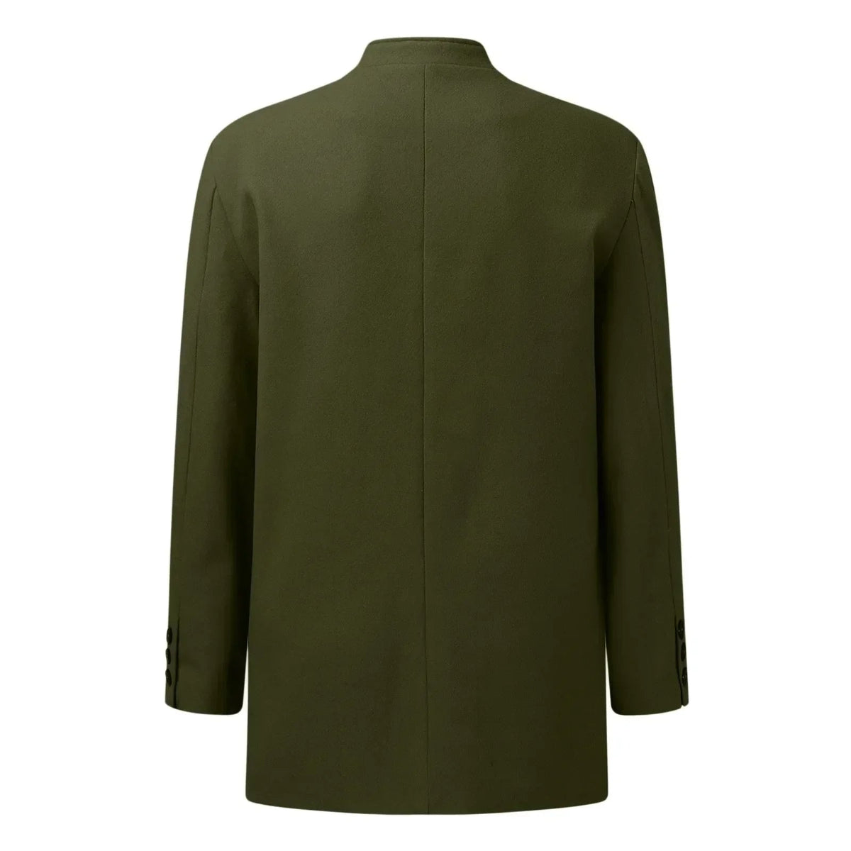 manteau long pour homme, détail du col