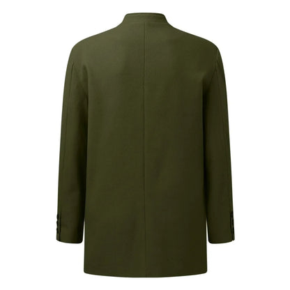 manteau long pour homme, détail du col
