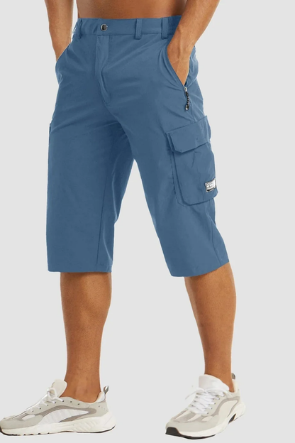Short Cargo Homme Long – Bermuda Utilitaire Décontracté