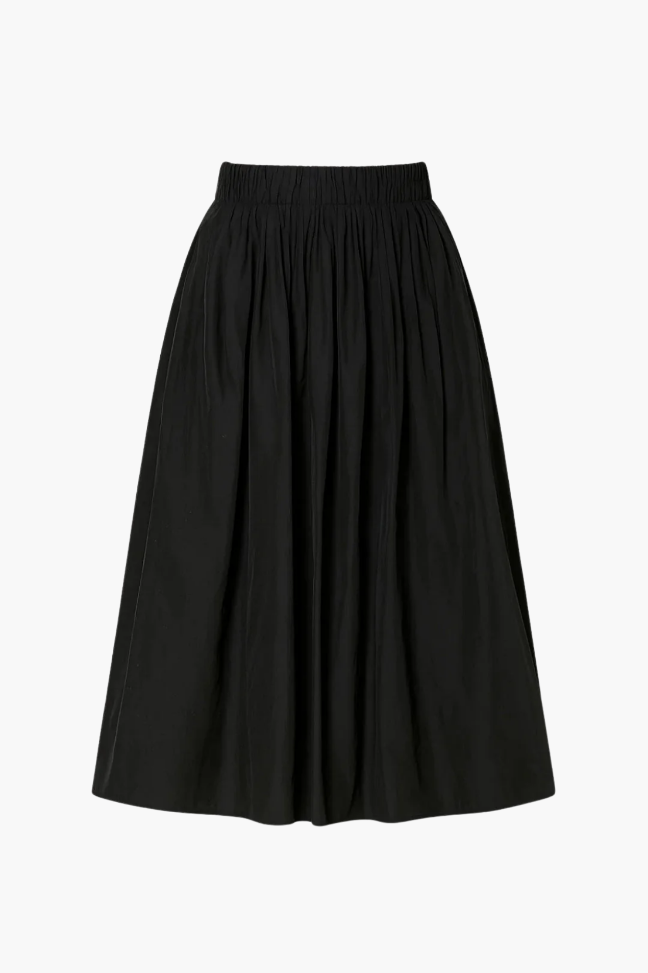 Jupe midi femme évasée taille élastique