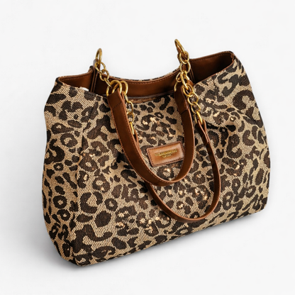 Sac cabas femme léopard