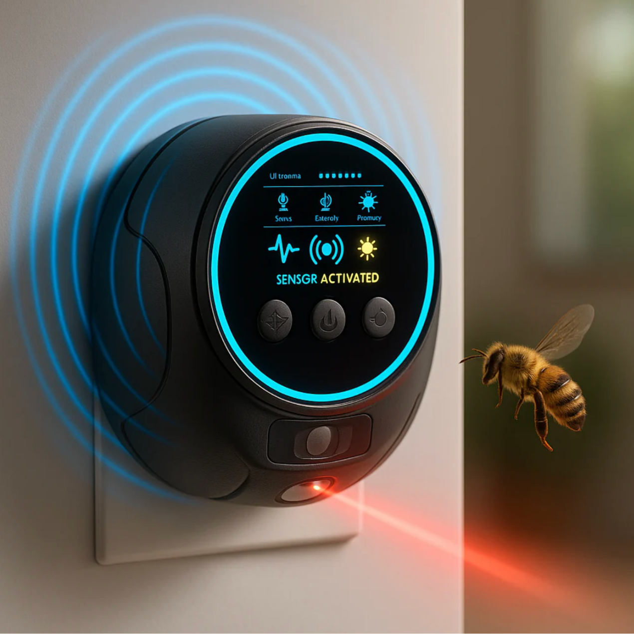 Répulsif Ultrasonique Anti-Guêpes & Abeilles – Protection 360° Sans Produits Chimiques