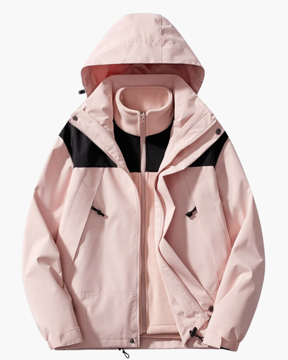 Veste d’Hiver 3 en 1 pour Homme | Imperméable, Chaude et Respirante