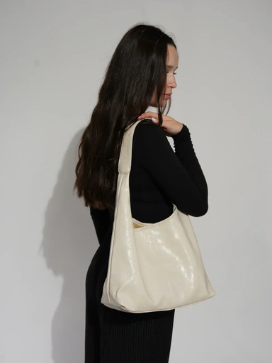 Sac Épaule Souple Femme – Effet Cuir Vintage
