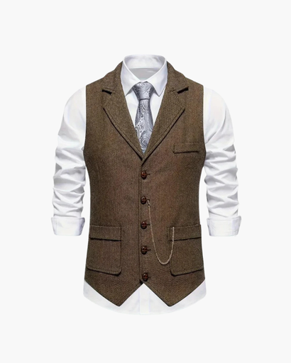 Gilet habillé homme – style classique à boutons