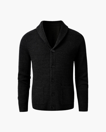 Gilet Homme à Col Châle et Boutonnage Classique