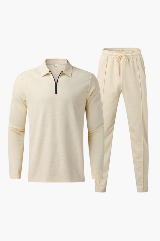 Ensemble Homme Décontracté – Set Confort avec Haut Zippé et Pantalon