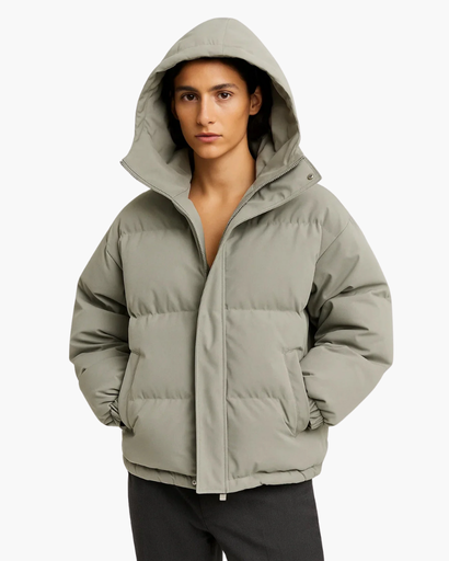 Doudoune Matelassée à Capuche | Coupe Classique et Chaleur Optimale