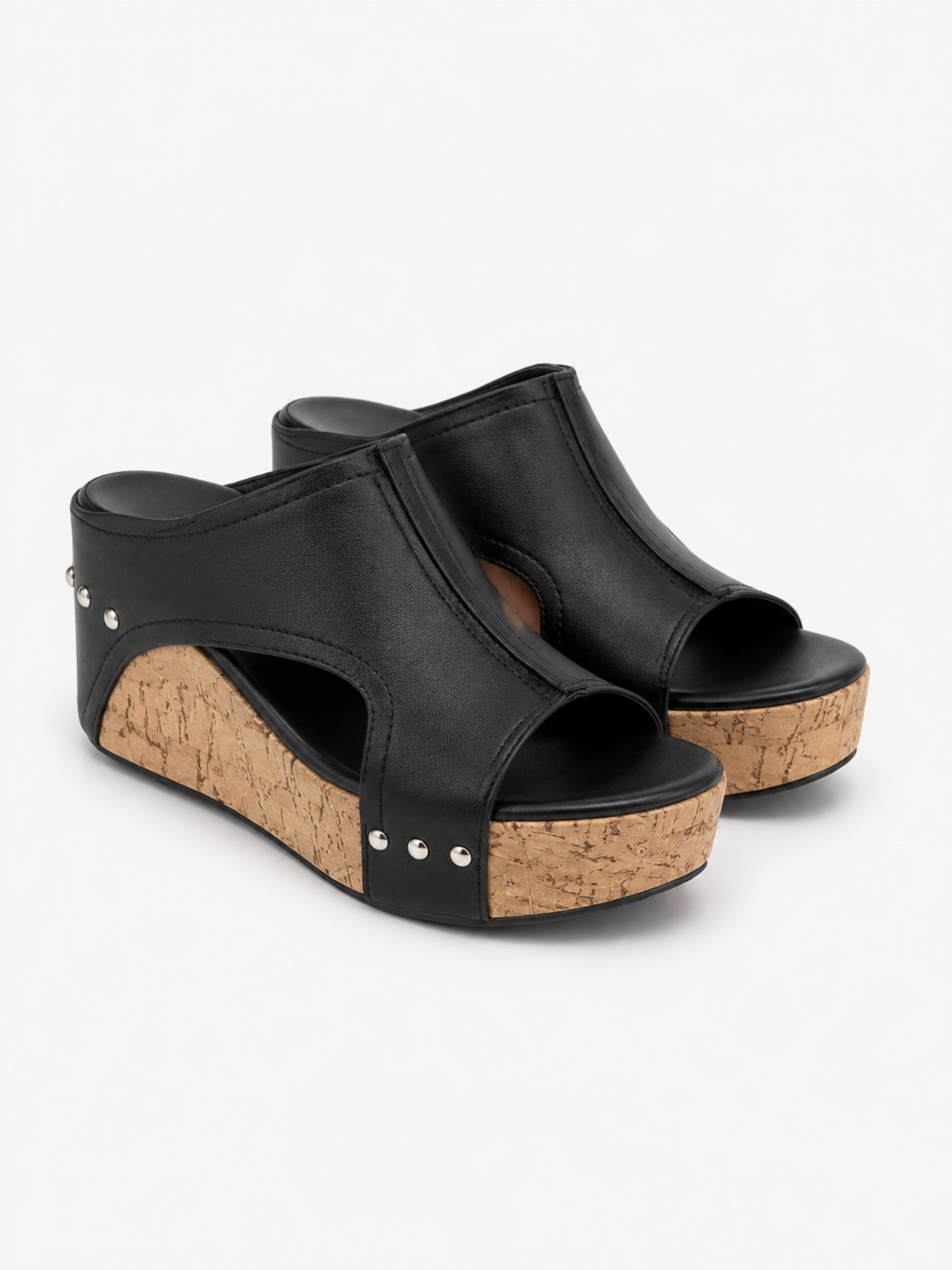 Sandales Compensées Femme Liège Semelle Amortissante – Ergonomique & Légèreté | Confort Été